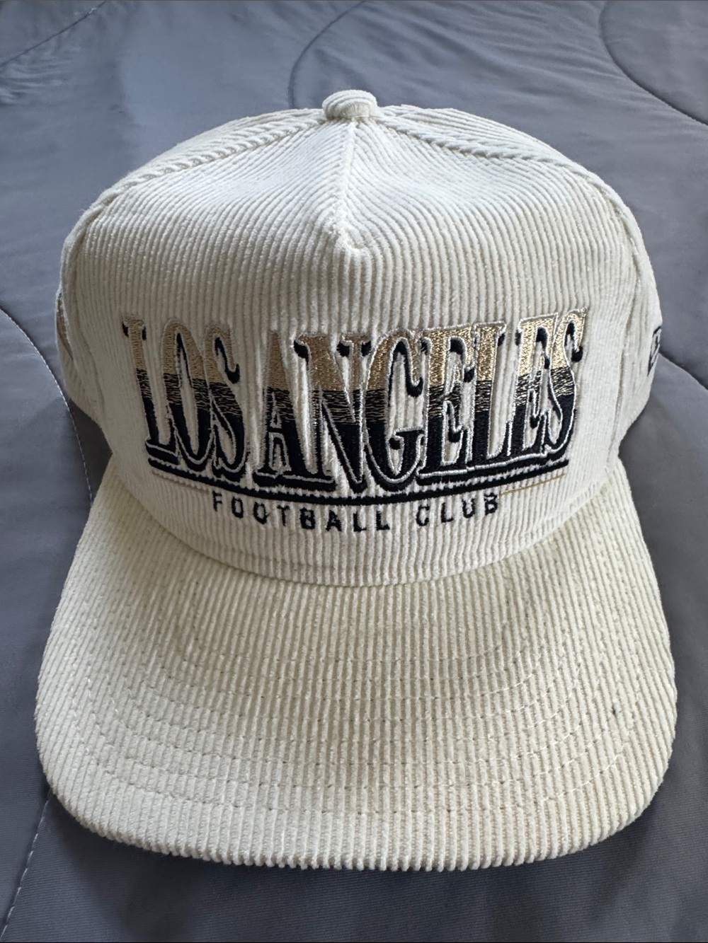 New Era Los Angeles Football Club Corduroy Hat - Cream NEW